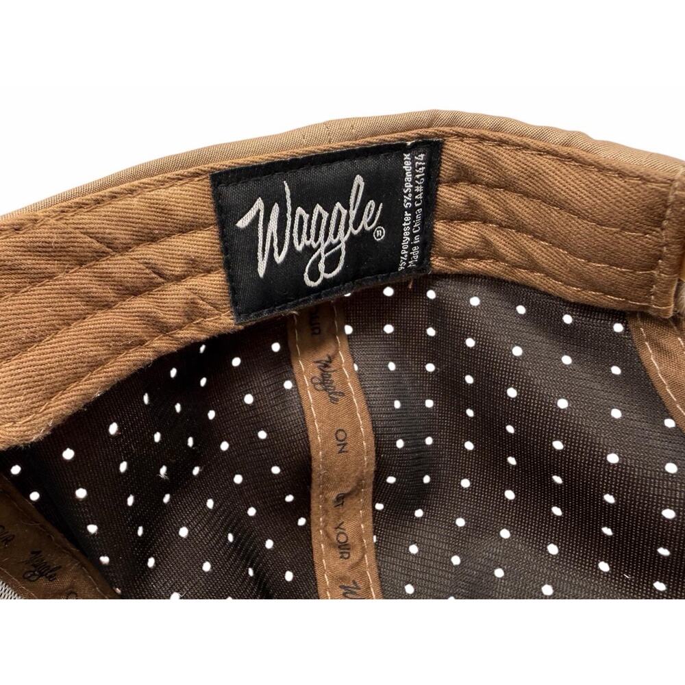 Wrangler Hershey Bears Hockey Cap Tan Brown Embroidered Bear Snapback Hat - Picture 7 of 7